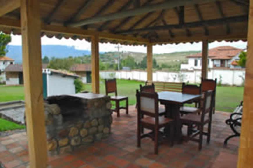 kiosco casa Tamoe en Villa de Leyva